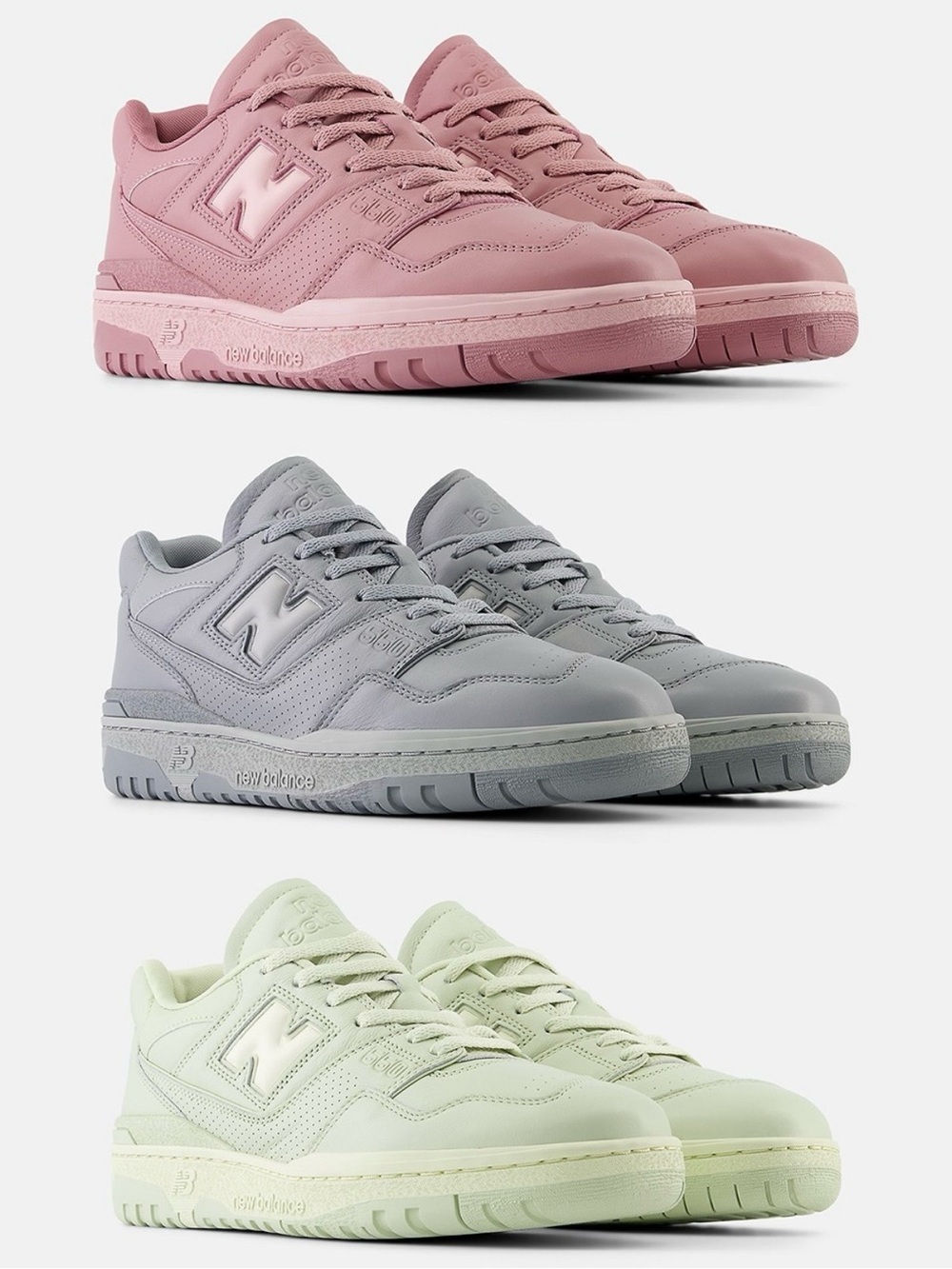 NIB New Balance 550 Monochromatic Mono Green Shoes Men’s 6.5 Women’s 8 unisex